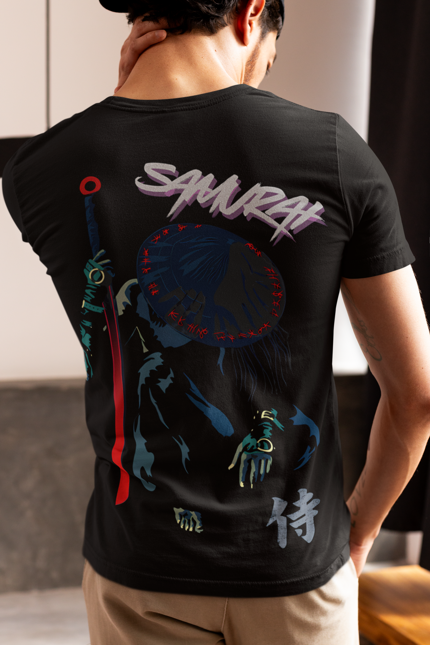 Samurai sleeve T-shirt
