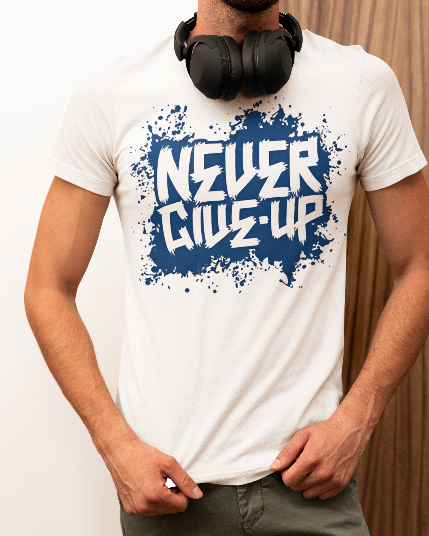 Never Giveup Short sleeve T-shirt